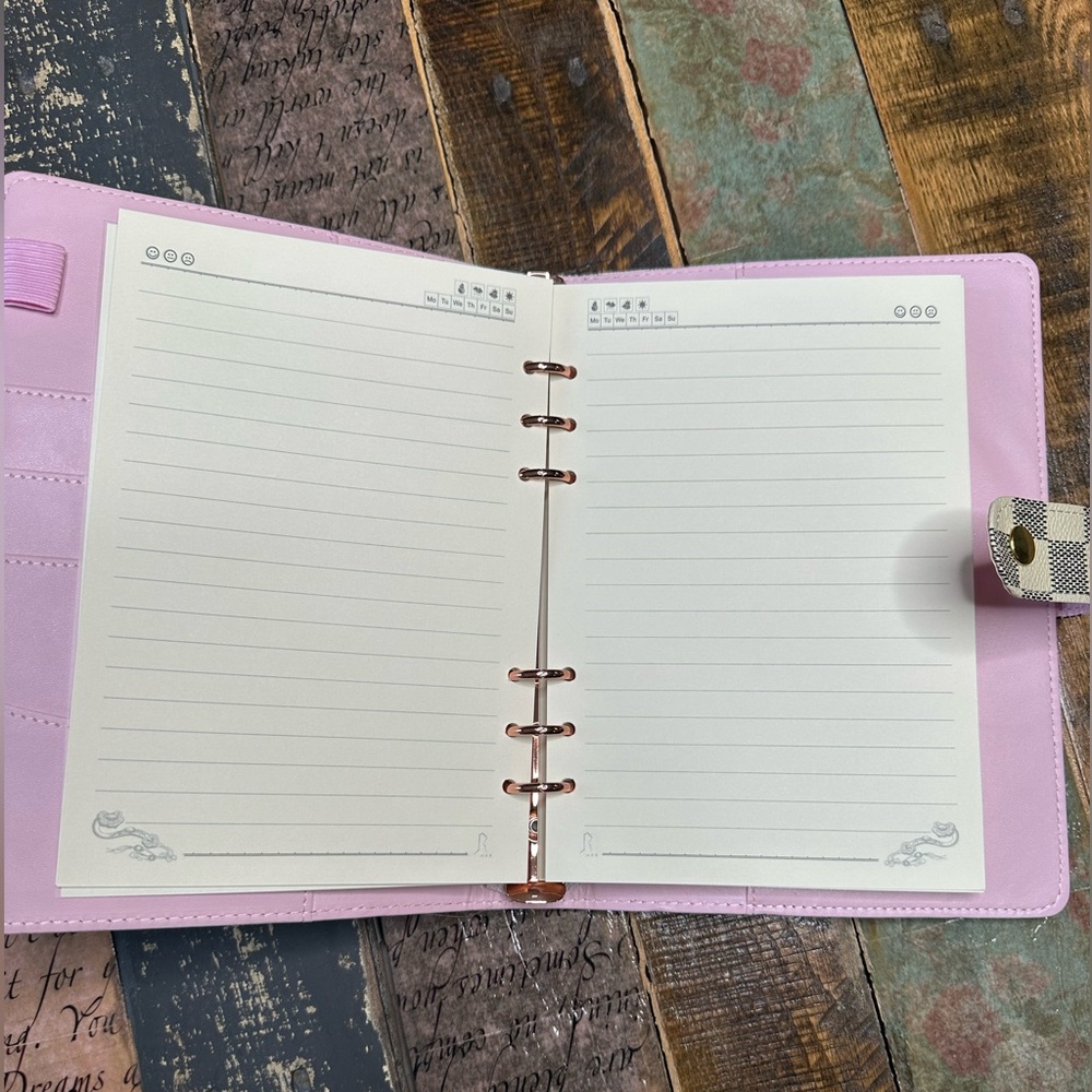 💥 BOGO 💥 NEW Checkered Notebook | Planner | A7 Refills - Picture 7 of 8
